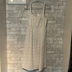 Adrianna Papell White eyelet dress Sz.4